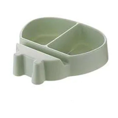 Plates For Food Creative Shape Lazy Snack Bowl Plastic Double Layers
