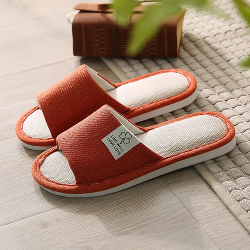 Women Indoor Slippers Corduroy Floor Flat Shoes Comfort Anti-slip Home