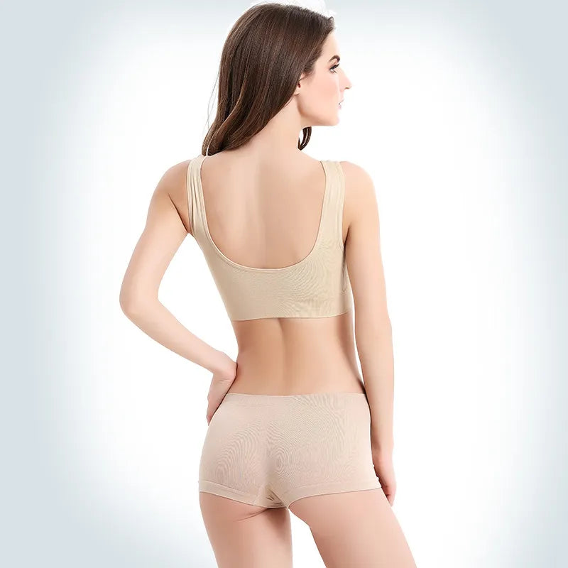 Women Sports Bra Without pad Sleep Brassiere Underwear sleep yoga