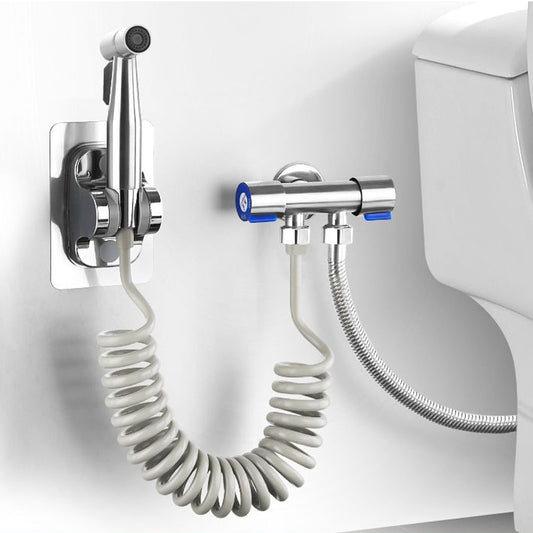 Handheld Bidet Sprayer Set 304 Stainless Steel Spray Gun Shower