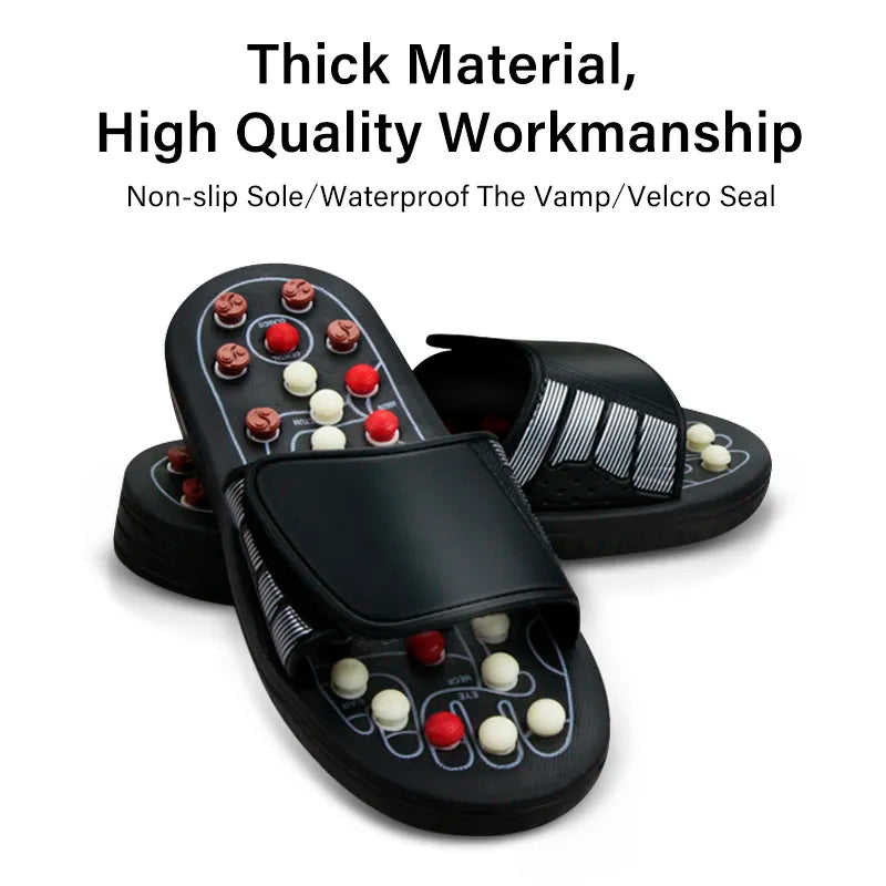 Feet Massage Slippers Foot Reflexology Acupuncture Therapy Massager