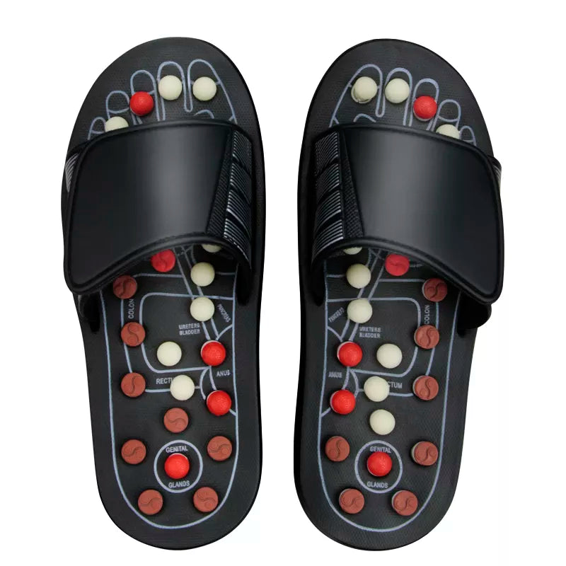 Feet Massage Slippers Foot Reflexology Acupuncture Therapy Massager