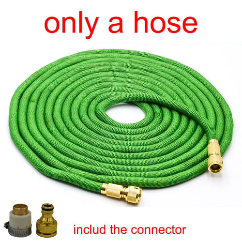 Garden Hose Set With Expandable Water Injector Magic Hose High