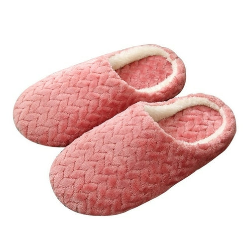 New Christmas Elk Cotton Slippers For Men Women Lovely Cartoon Home