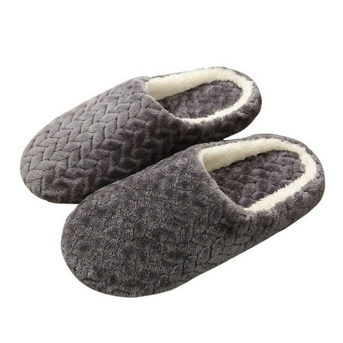 New Christmas Elk Cotton Slippers For Men Women Lovely Cartoon Home