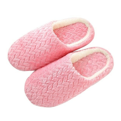 New Christmas Elk Cotton Slippers For Men Women Lovely Cartoon Home