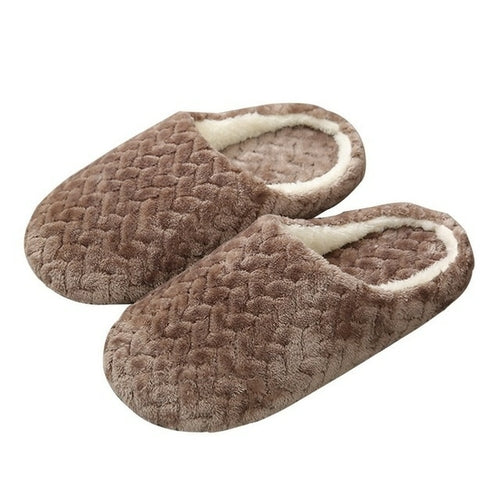 New Christmas Elk Cotton Slippers For Men Women Lovely Cartoon Home
