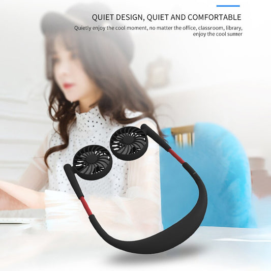 Portable USB Rechargeable Neckband Lazy Neck