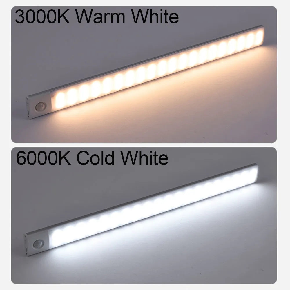 Motion Sensor Light Wireless LED Night Light USB Rechargeable Night
