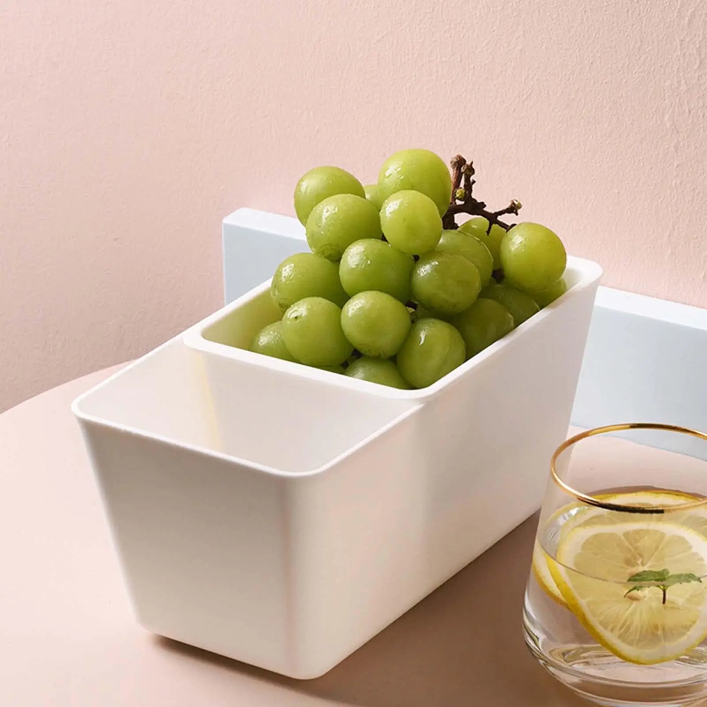 Lazy People Eat Melon Seeds Artifact Double Square Drain Basket Melon