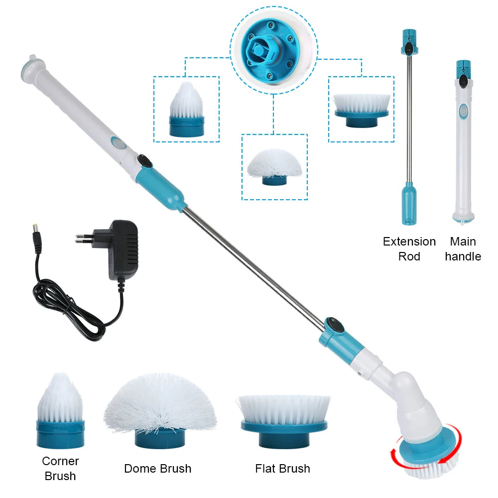 Motorcycle Brush Washer Cordless Electric Car Hubcaps Tire Wash