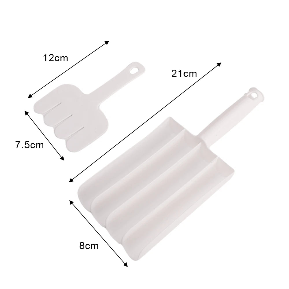 Cylinder Meatball Maker Pushing 4pcs Balls No Stick Stuffed Poultry