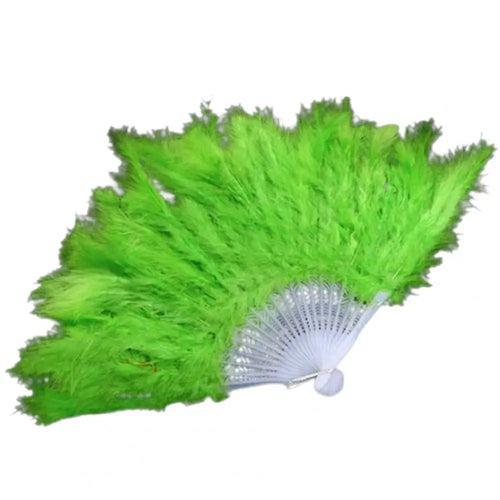 Pretty Hand Held Fan Fine Texture Show Props Fashion Faux Peacock