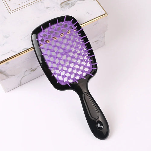 Tangled Hair Comb Detangling Hair Brush Massage Combs Hollow Out Wet