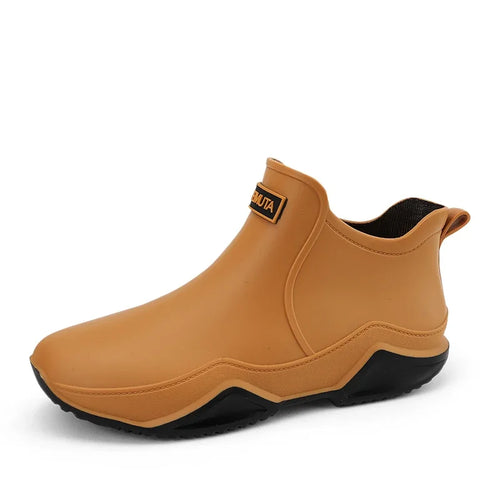 Fashion Couple's Outdoor Rain Boots New Men High Top Hiking Fishing