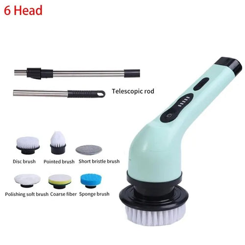 Wireless Electric Cleaning Brush Bathroom Window Kitchen Automotive