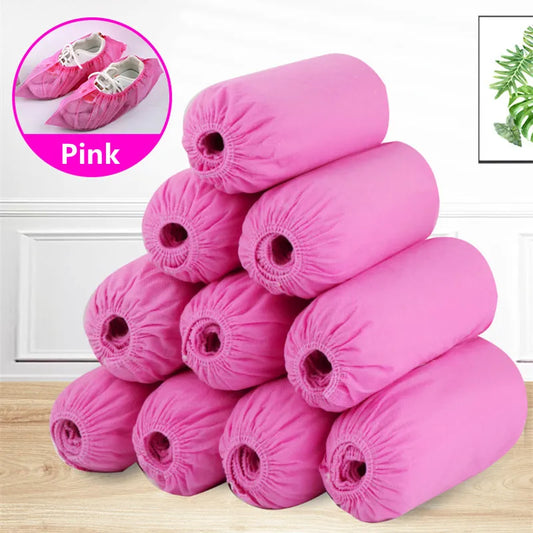 Disposable Boot & Shoe Covers 100PCS Non-Slip Water Resistant