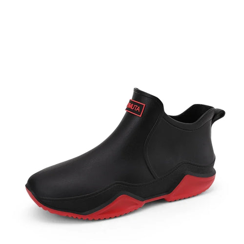 Fashion Couple's Outdoor Rain Boots New Men High Top Hiking Fishing