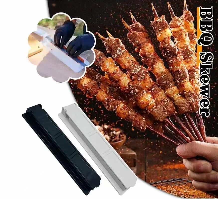 New Single Row Kebab Maker Bbq Meat Skewer Machine Kebab Press Maker