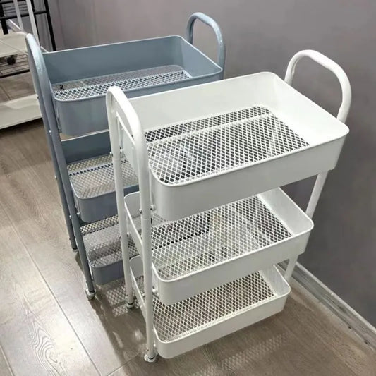 Trolley Storage Rack Floor Multi-layer Storage Rack Bathroom Wheeled