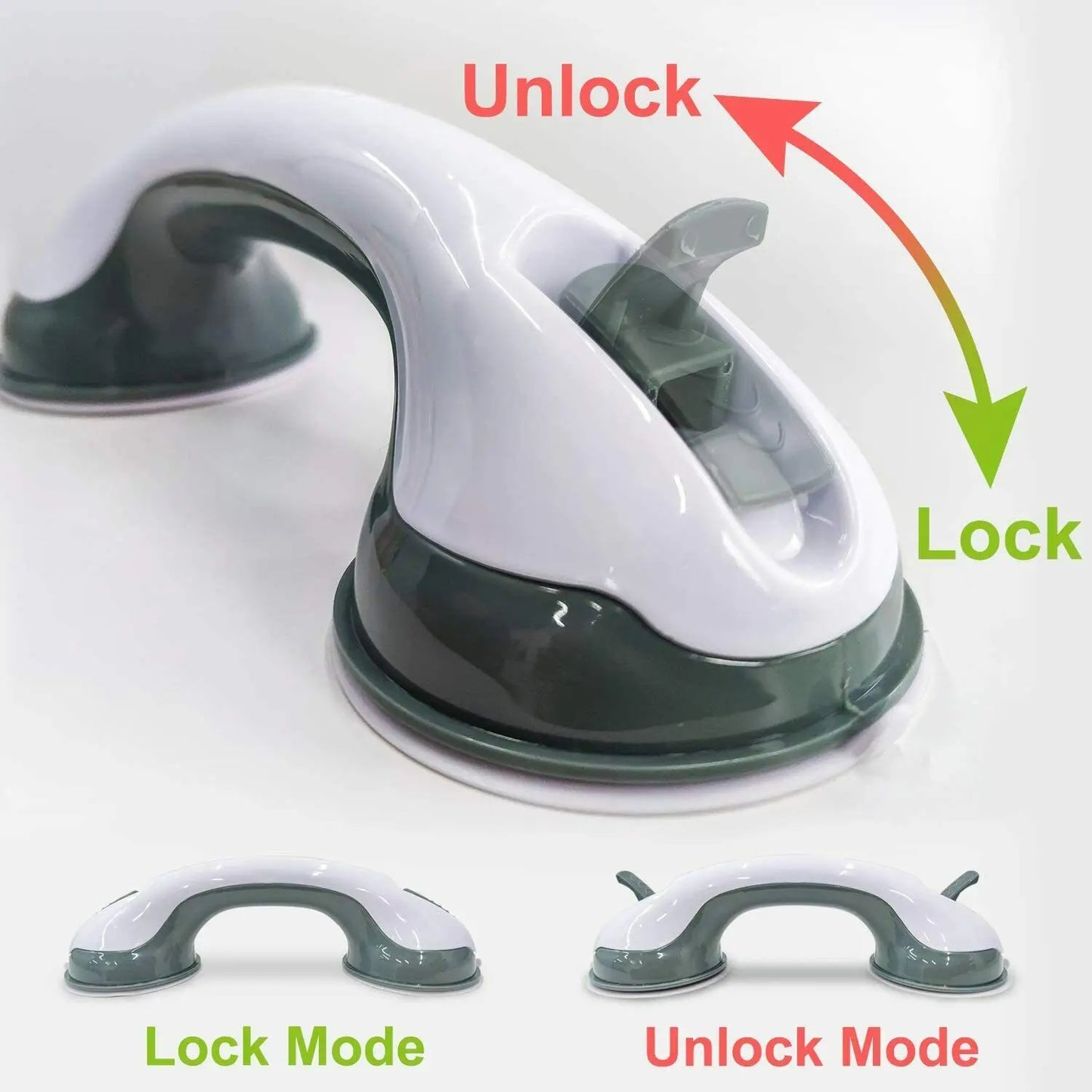 1pc Suction Grab Bar Rail Suction Cup Armrest Safety Handrail Bathroom