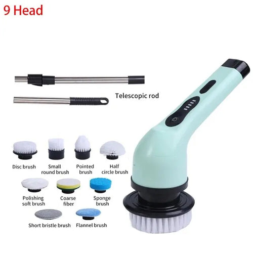Wireless Electric Cleaning Brush Bathroom Window Kitchen Automotive