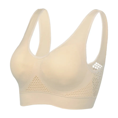 Breathable Women's Tops Hollow Out Sports Bras Gym Running Fitness