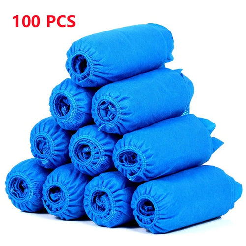 Disposable Boot & Shoe Covers 100PCS Non-Slip Water Resistant