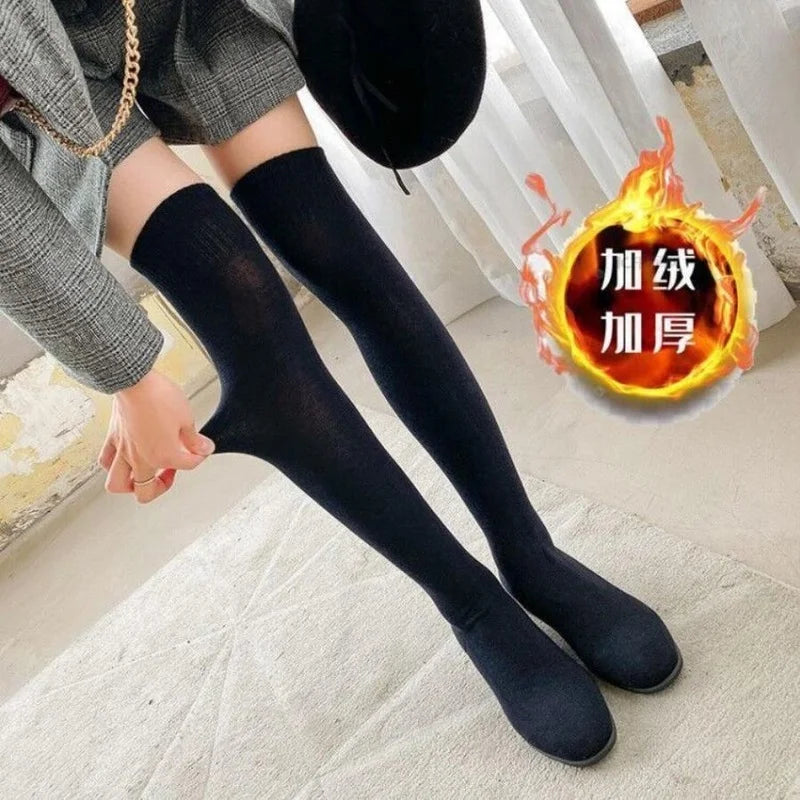 Women's Over The Knee Sock Boots Knitting Sock Boots Pointed Toe