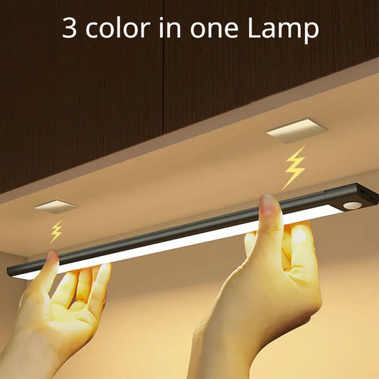 Motion Sensor Light Wireless LED Night Light USB Rechargeable Night