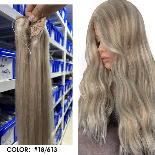 Full Shine Fish Line Hair Extensions Invisible Thread Hair Extension