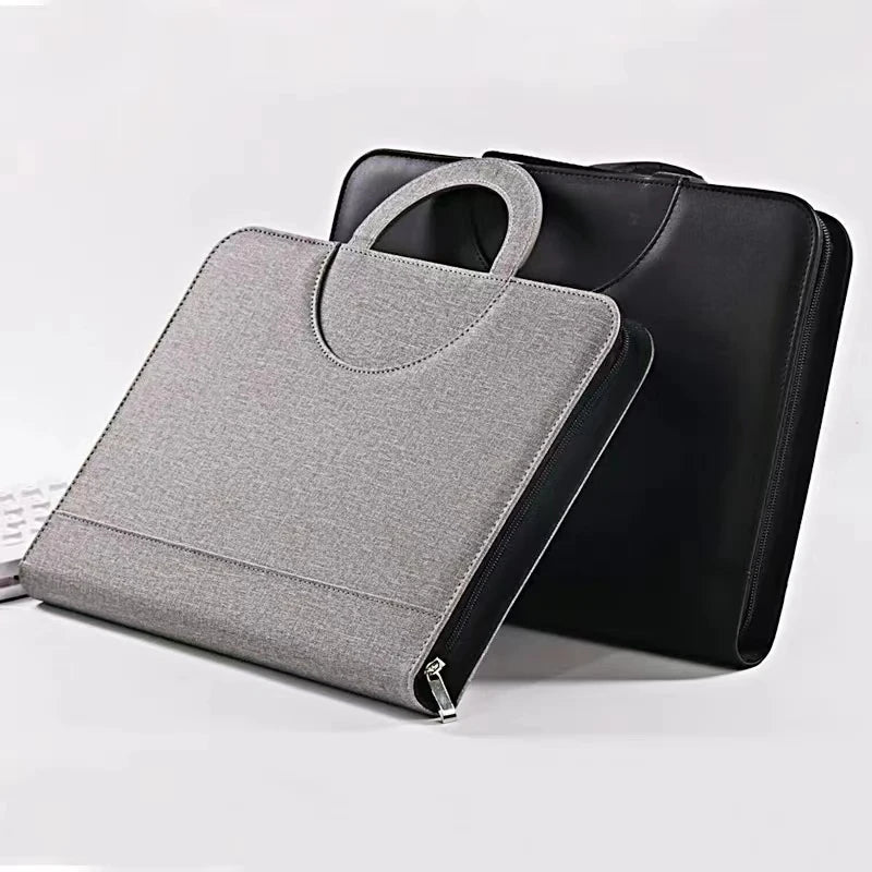 A4 Portable File Folder with Calculator Binder Organizer Manager