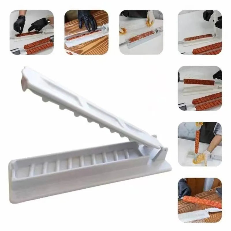 New Single Row Kebab Maker Bbq Meat Skewer Machine Kebab Press Maker
