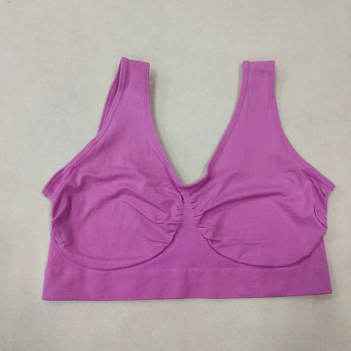 Women Sports Bra Without pad Sleep Brassiere Underwear sleep yoga