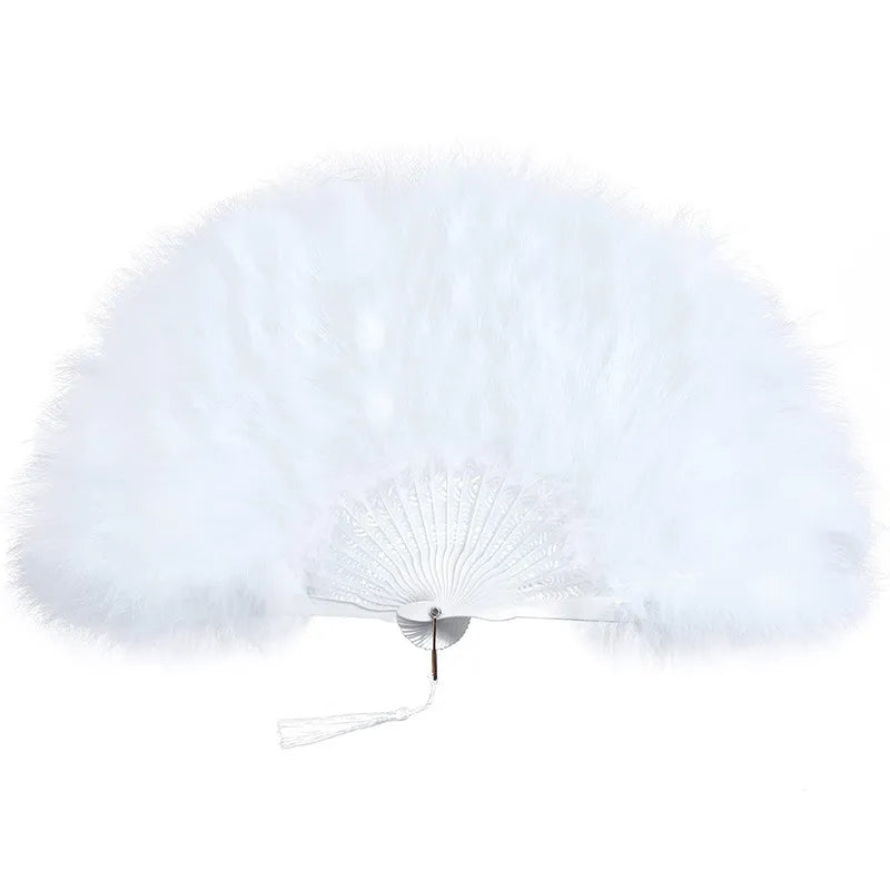 Peacock Feather Fan 1920s Great Gatsby Theme Party Dance Accessories