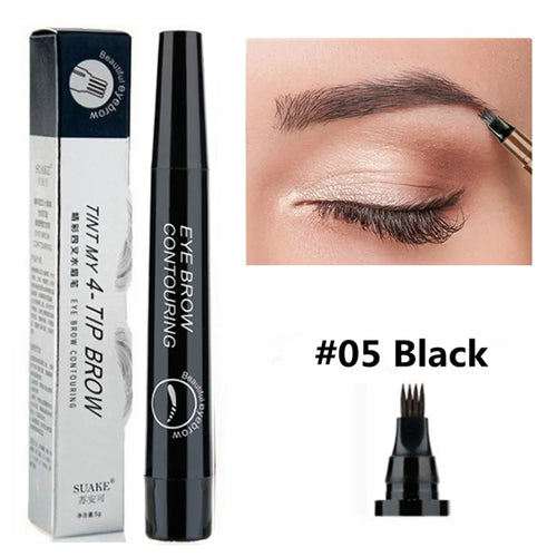 4 Point Eyebrow Pencil 4 Prong Tip Eyebrow Pen 4 Fork Eyebrow Pencil