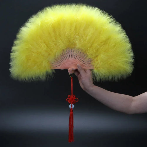 Peacock Feather Fan 1920s Great Gatsby Theme Party Dance Accessories