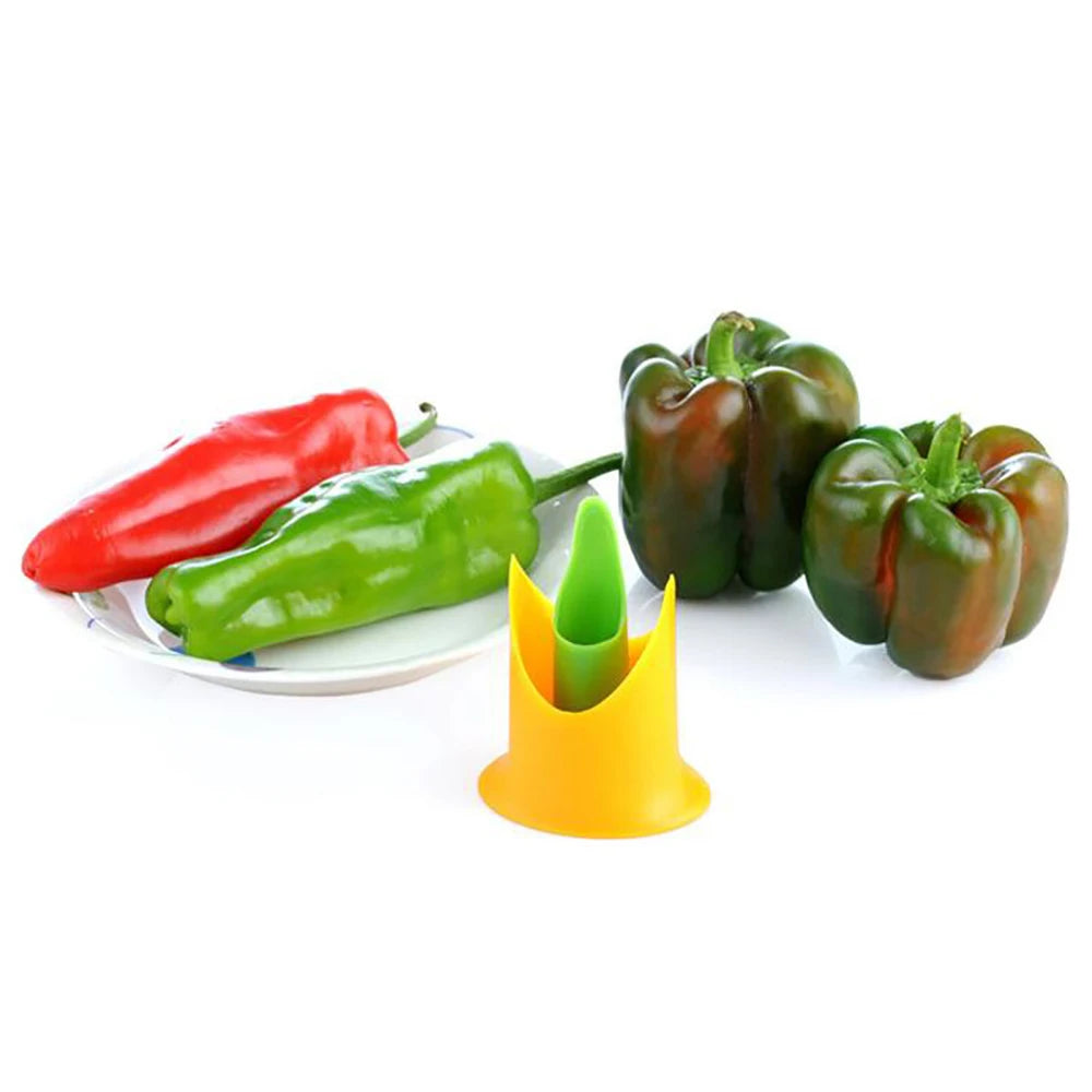 2PCS Slicer Vegetable Cutter Random Pepper Fruit Tools Cooking Device
