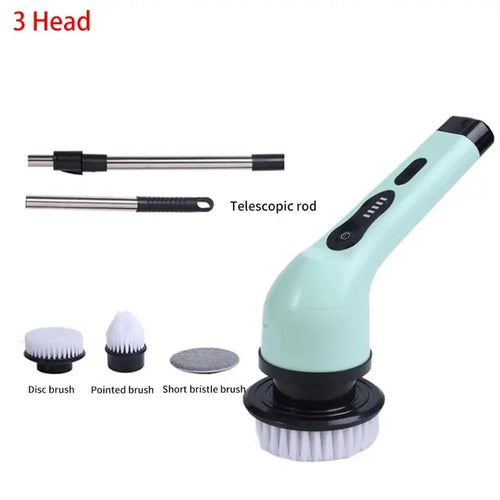 Wireless Electric Cleaning Brush Bathroom Window Kitchen Automotive