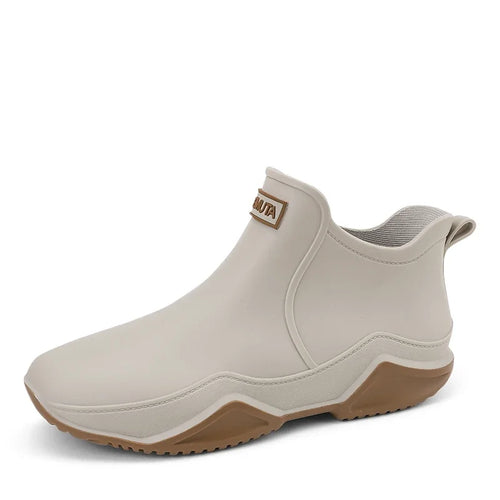 Fashion Couple's Outdoor Rain Boots New Men High Top Hiking Fishing