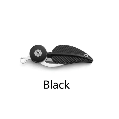 Mini Knife Foldknife Keychain Outdoor Rescue Folding Feather Folding