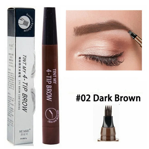 4 Point Eyebrow Pencil 4 Prong Tip Eyebrow Pen 4 Fork Eyebrow Pencil