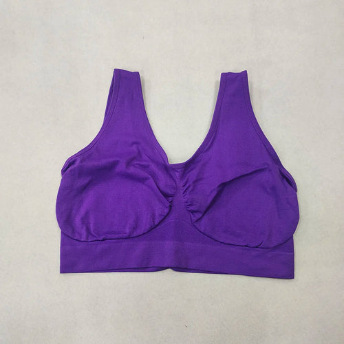 Women Sports Bra Without pad Sleep Brassiere Underwear sleep yoga