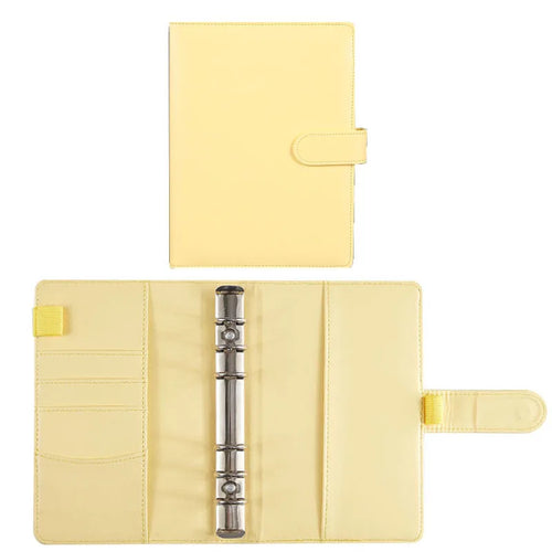 2023 Budget Binder A6 PU Leather Notebook Cash Envelopes System Set