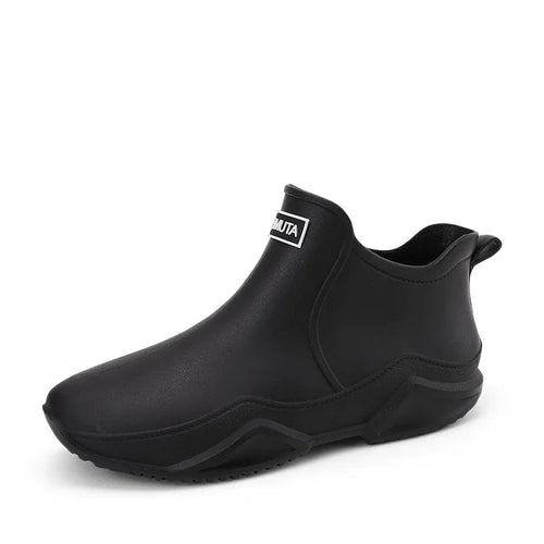Fashion Couple's Outdoor Rain Boots New Men High Top Hiking Fishing