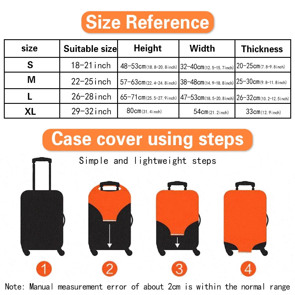Luggage Covers Protector Travel Luggage Suitcase Protective Cover