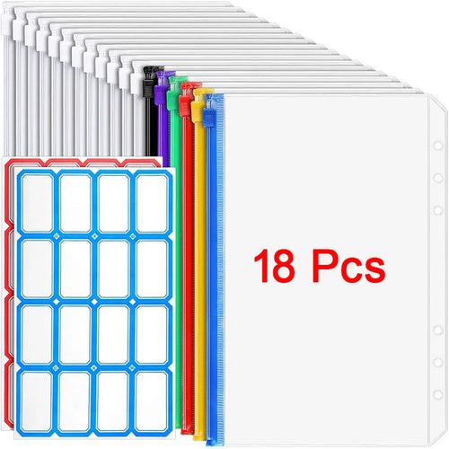 2023 Budget Binder A6 PU Leather Notebook Cash Envelopes System Set