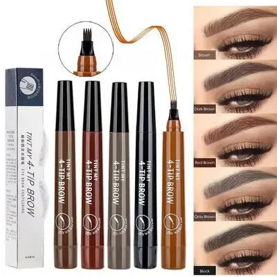 4 Point Eyebrow Pencil 4 Prong Tip Eyebrow Pen 4 Fork Eyebrow Pencil