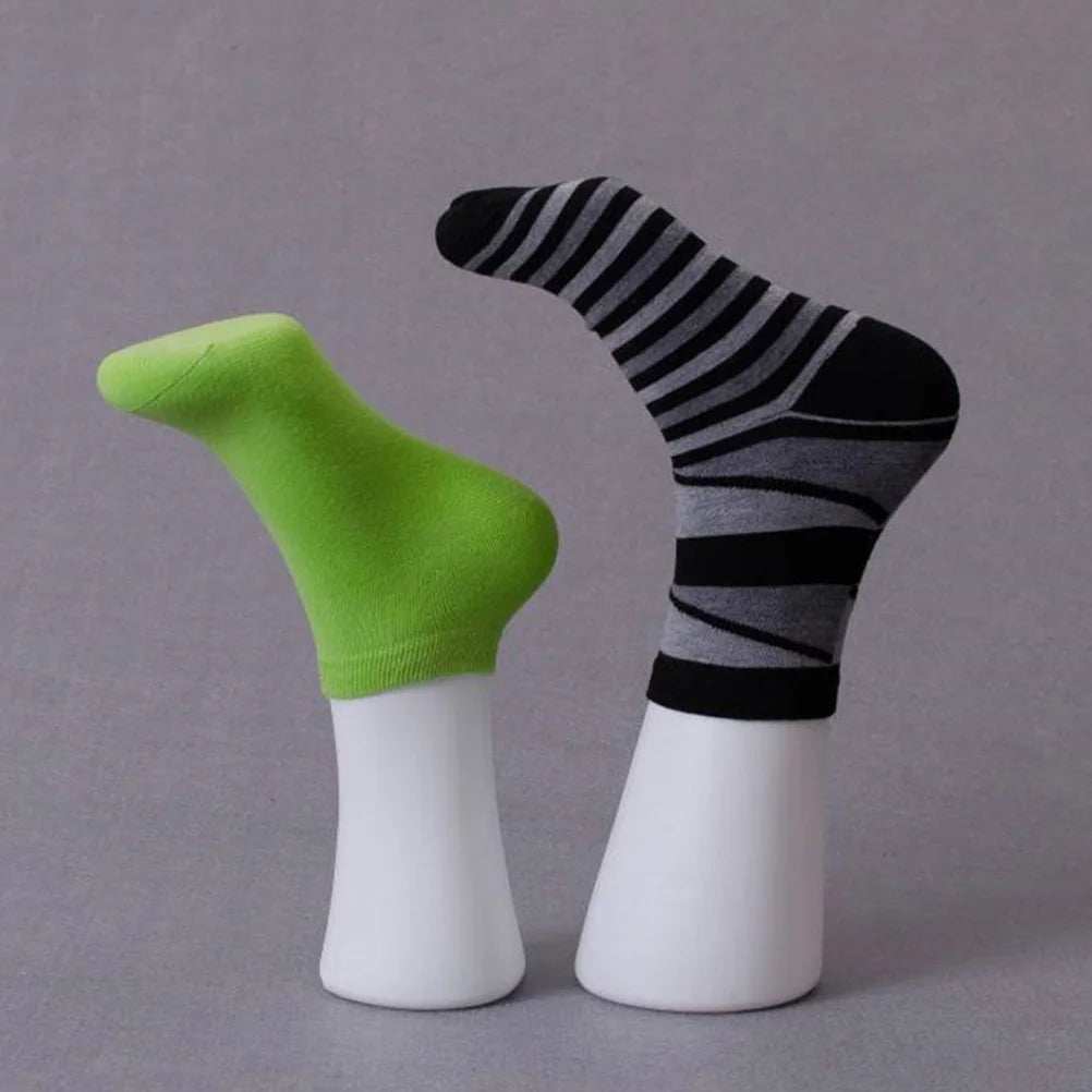2pcs Foot Sock Mannequin Foot Mold Women'S Socks Photo Display Short