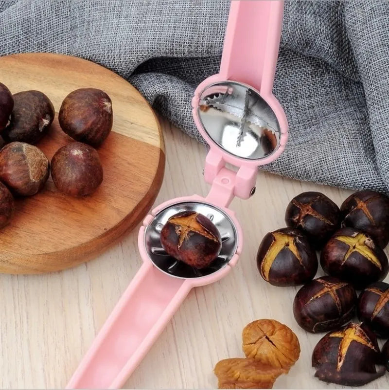 2 in 1 Stainless Chestnut Machine Kitchen Accessories Chestnut Sheath